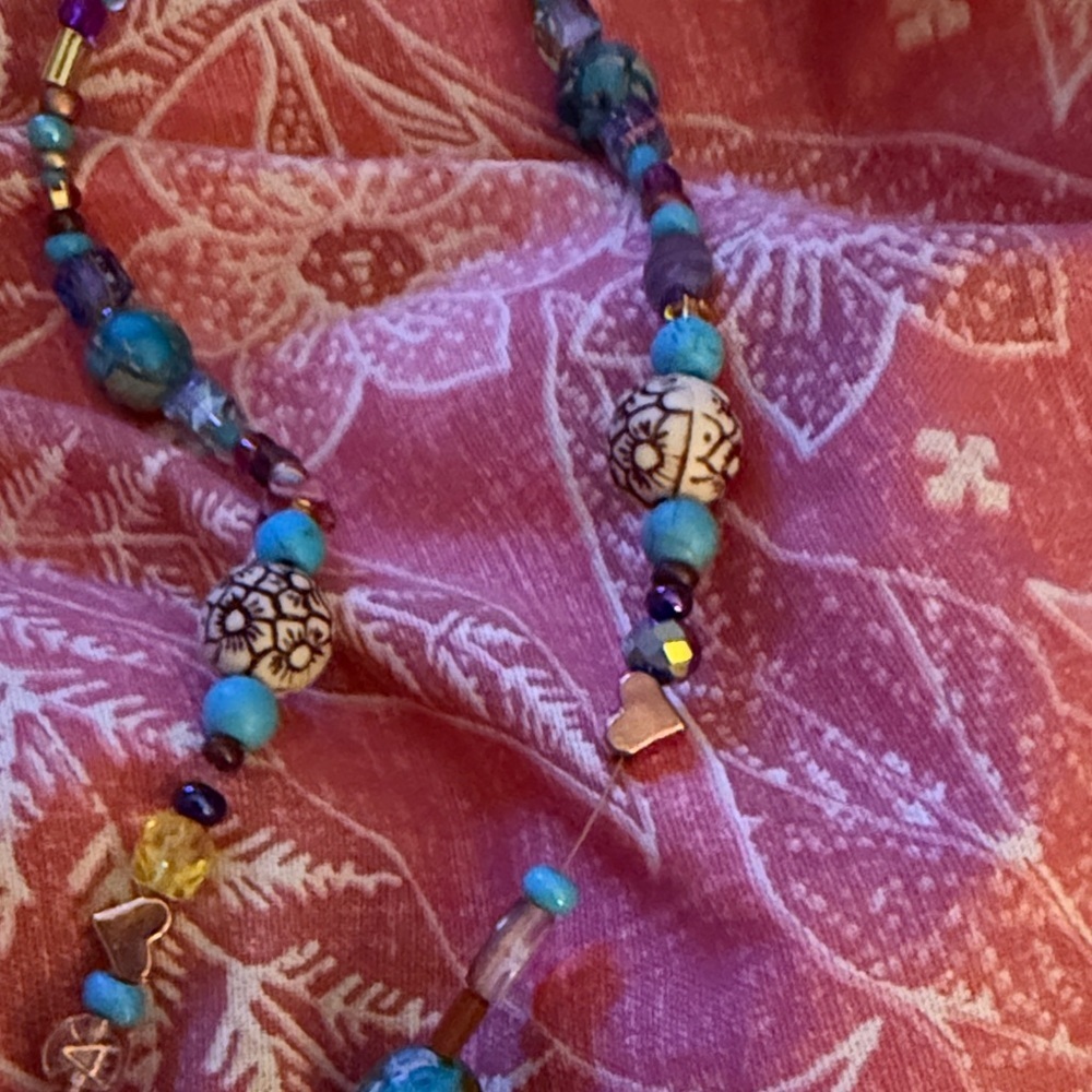 Charming Owl Beaded Necklace - Picture 3 of 5